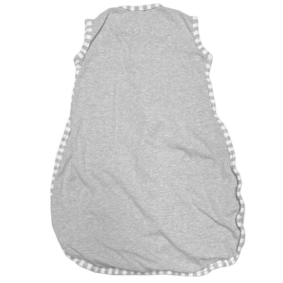 Swaddle Designs zzZipMe Sleep Sack Size S (0-6 Months) Gray Cotton 2-Way Zipper - Picture 2 of 6